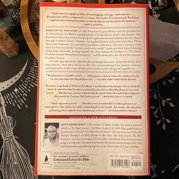 The Wettest County in the World: A Novel Based on a True Story by:Matt Bondurant - Picture 3 of 7